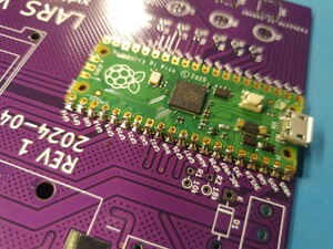 One Pico row soldered