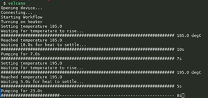 Volcano Remote script in action (current version)